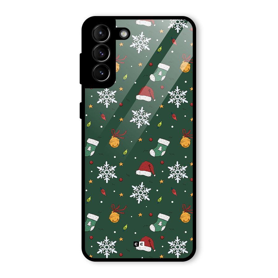 Christmas Call Glass Back Case for Galaxy S21 Plus