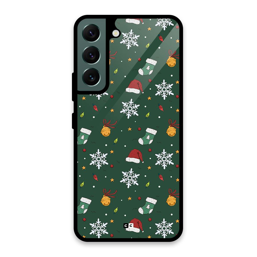 Christmas Call Glass Back Case for Galaxy S22 5G