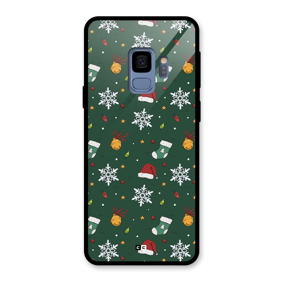 Christmas Call Glass Back Case for Galaxy S9