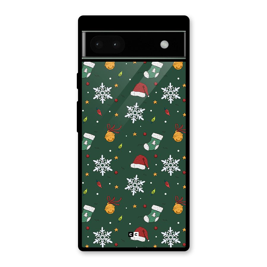 Christmas Call Glass Back Case for Google Pixel 6a