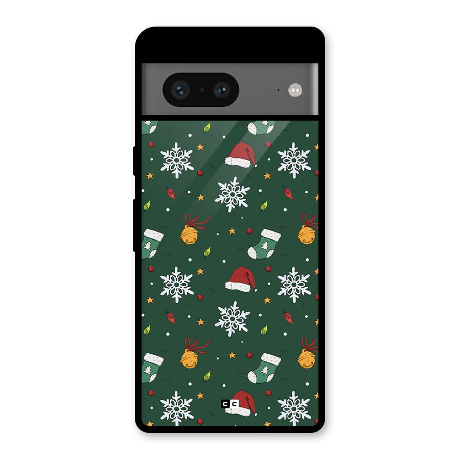 Christmas Call Glass Back Case for Google Pixel 7