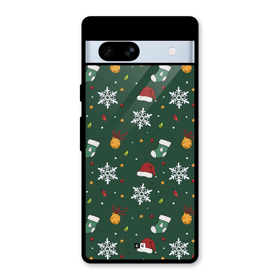 Christmas Call Glass Back Case for Google Pixel 7a