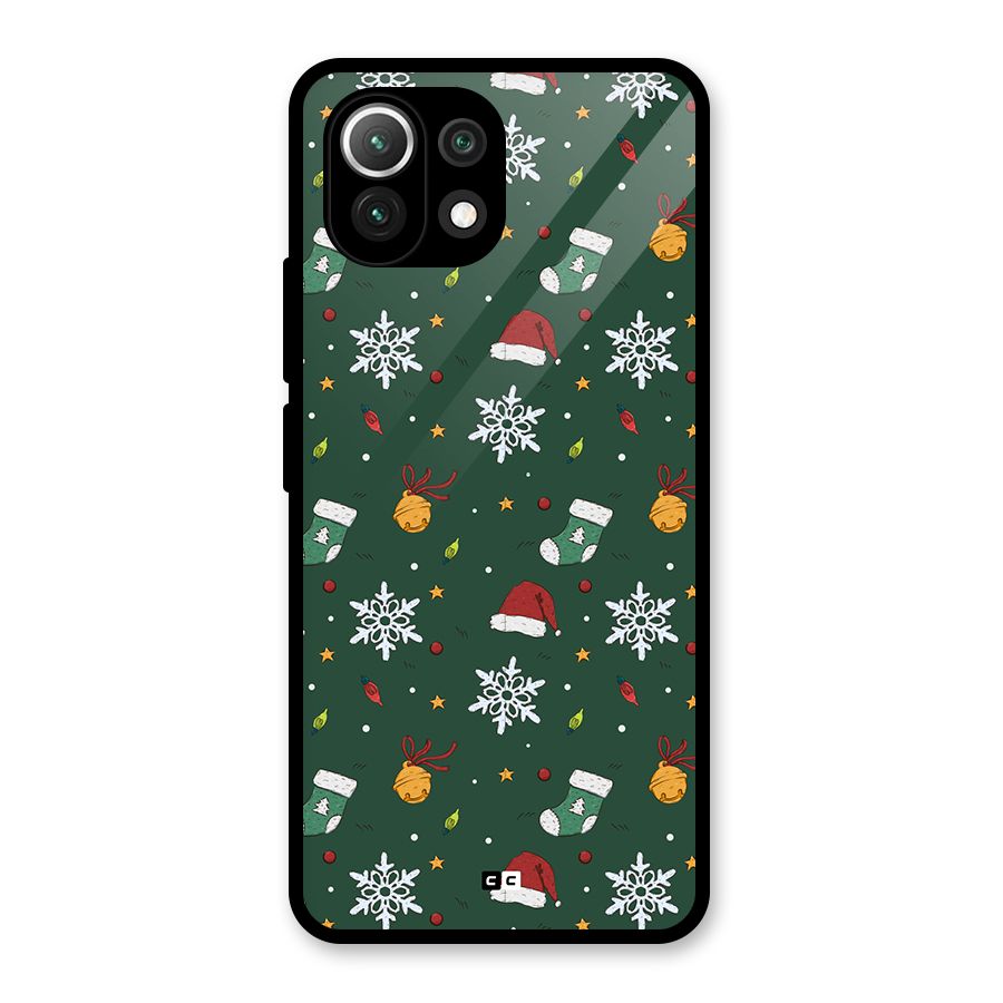 Christmas Call Glass Back Case for Mi 11 Lite NE 5G