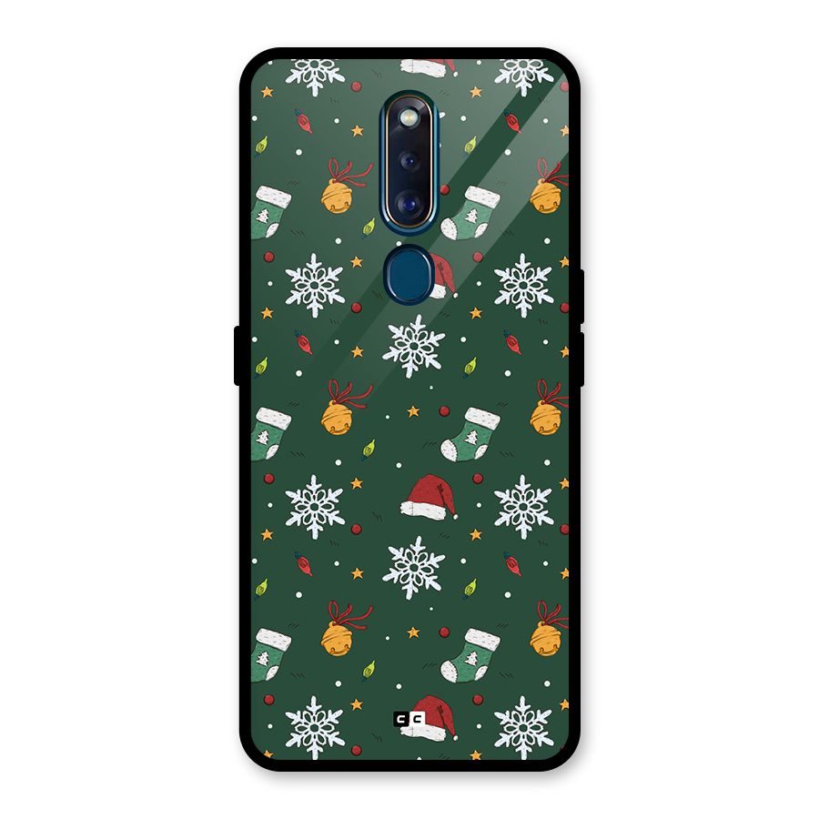 Christmas Call Glass Back Case for Oppo F11 Pro
