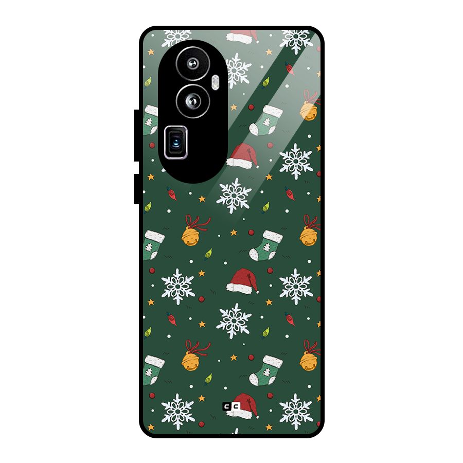 Christmas Call Glass Back Case for Oppo Reno10 Pro Plus