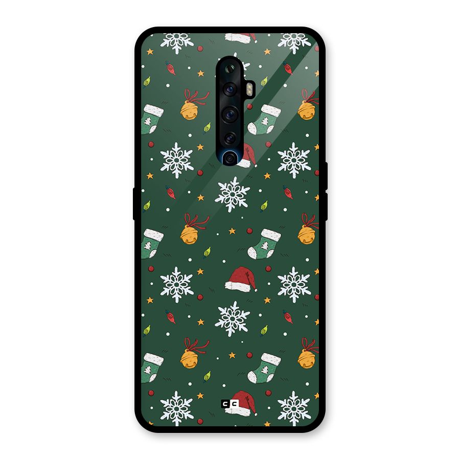 Christmas Call Glass Back Case for Oppo Reno2 Z