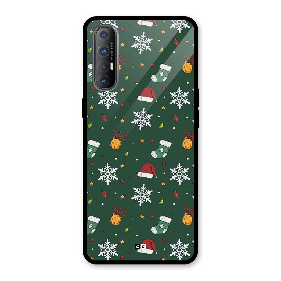 Christmas Call Glass Back Case for Oppo Reno3 Pro