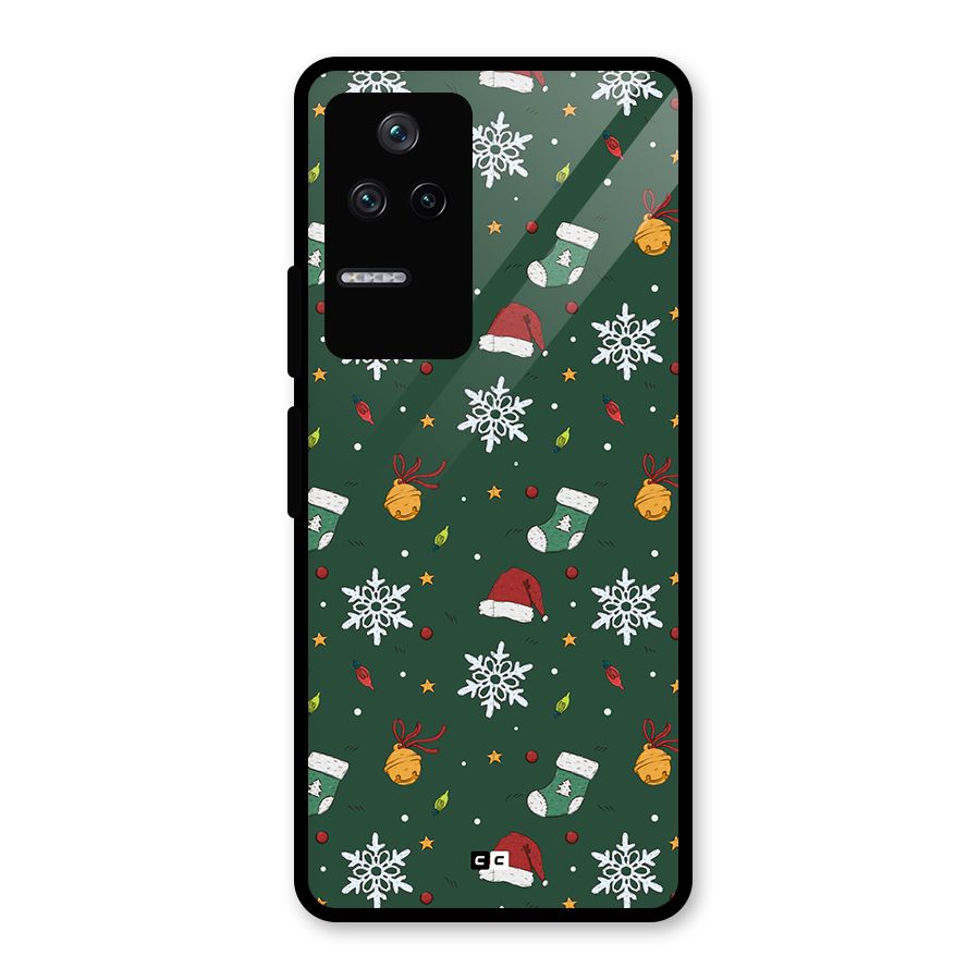 Christmas Call Glass Back Case for Poco F4 5G