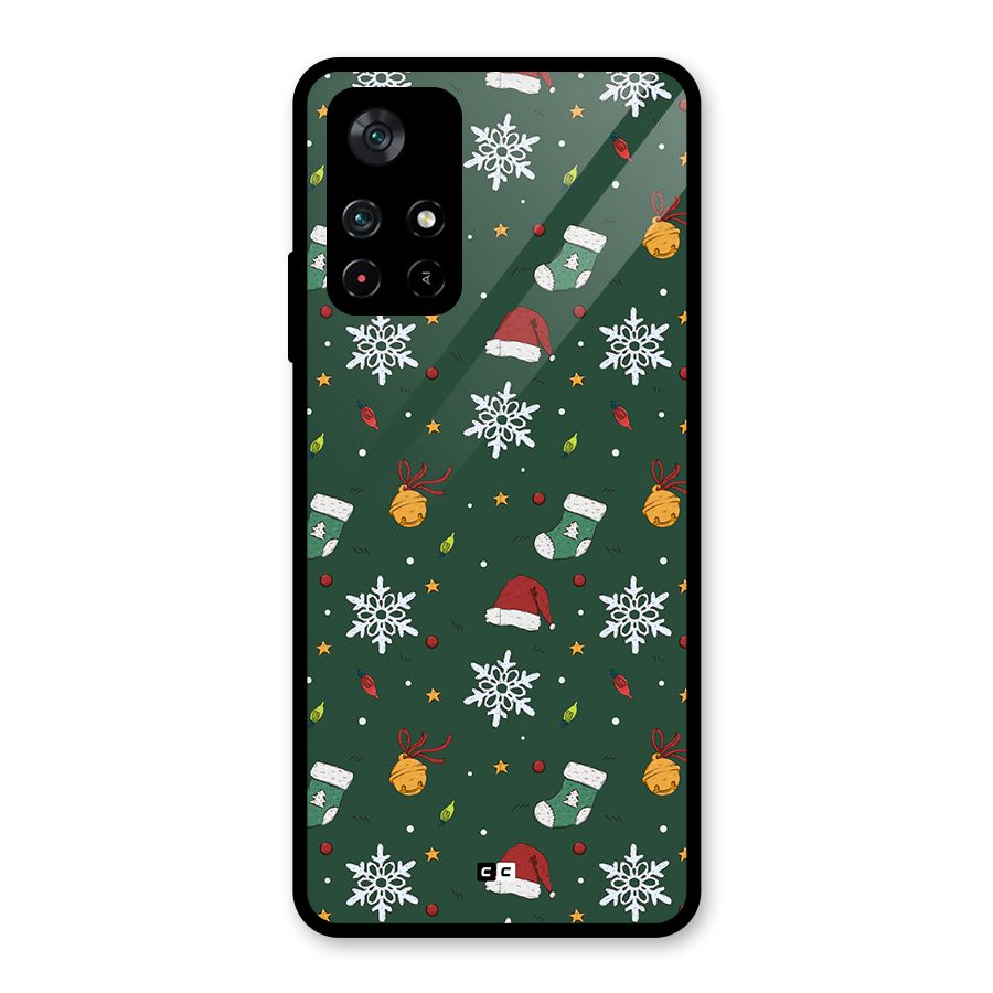 Christmas Call Glass Back Case for Poco M4 Pro 5G