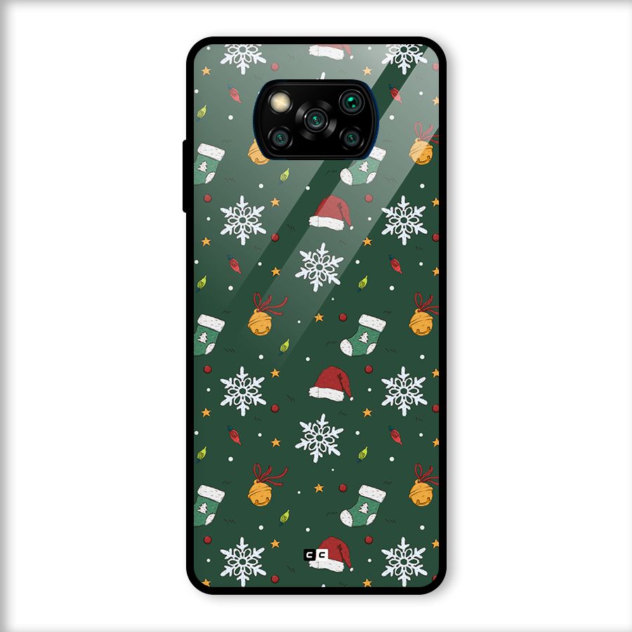 Christmas Call Glass Back Case for Poco X3