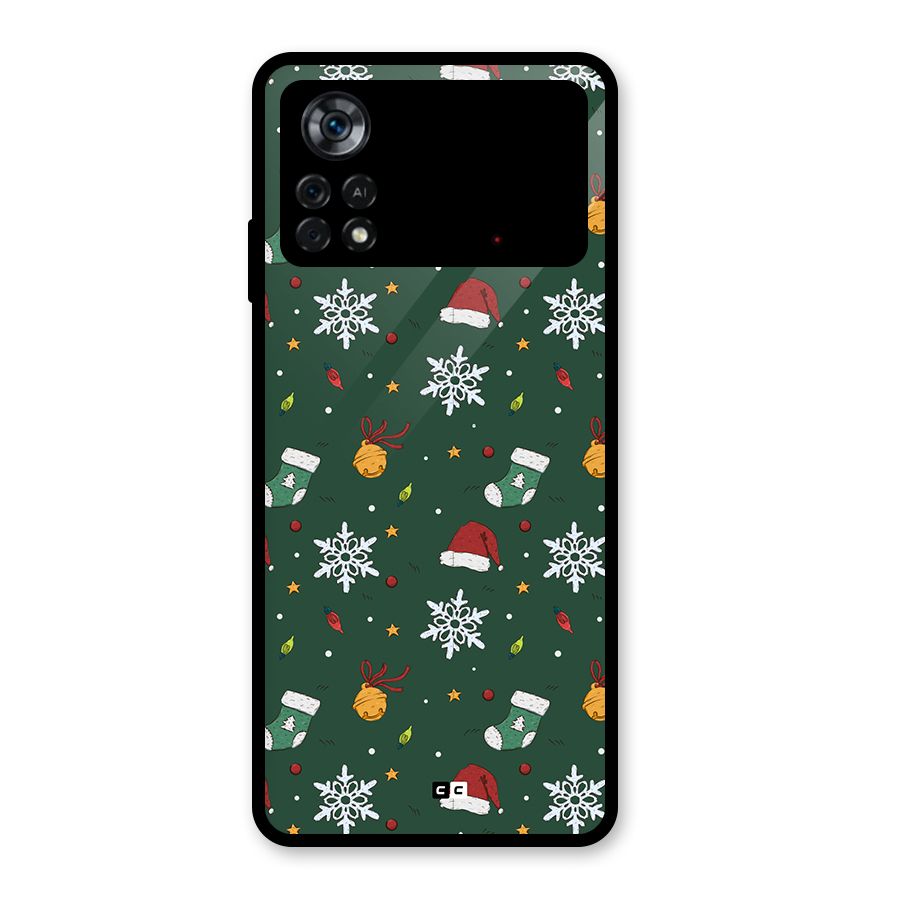 Christmas Call Glass Back Case for Poco X4 Pro 5G