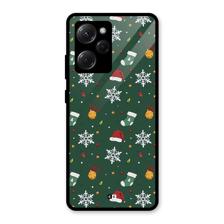 Christmas Call Glass Back Case for Poco X5 Pro