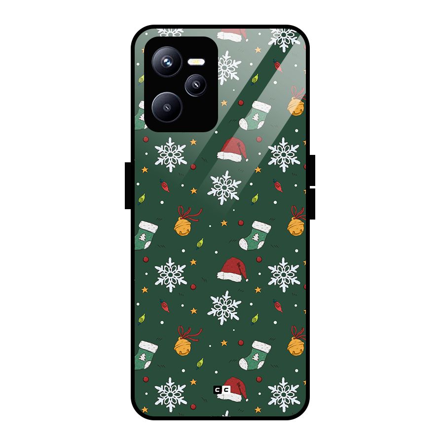 Christmas Call Glass Back Case for Realme C35