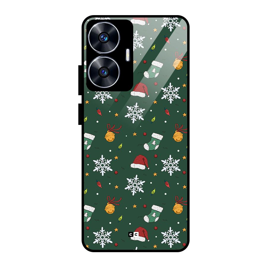 Christmas Call Glass Back Case for Realme Narzo N55