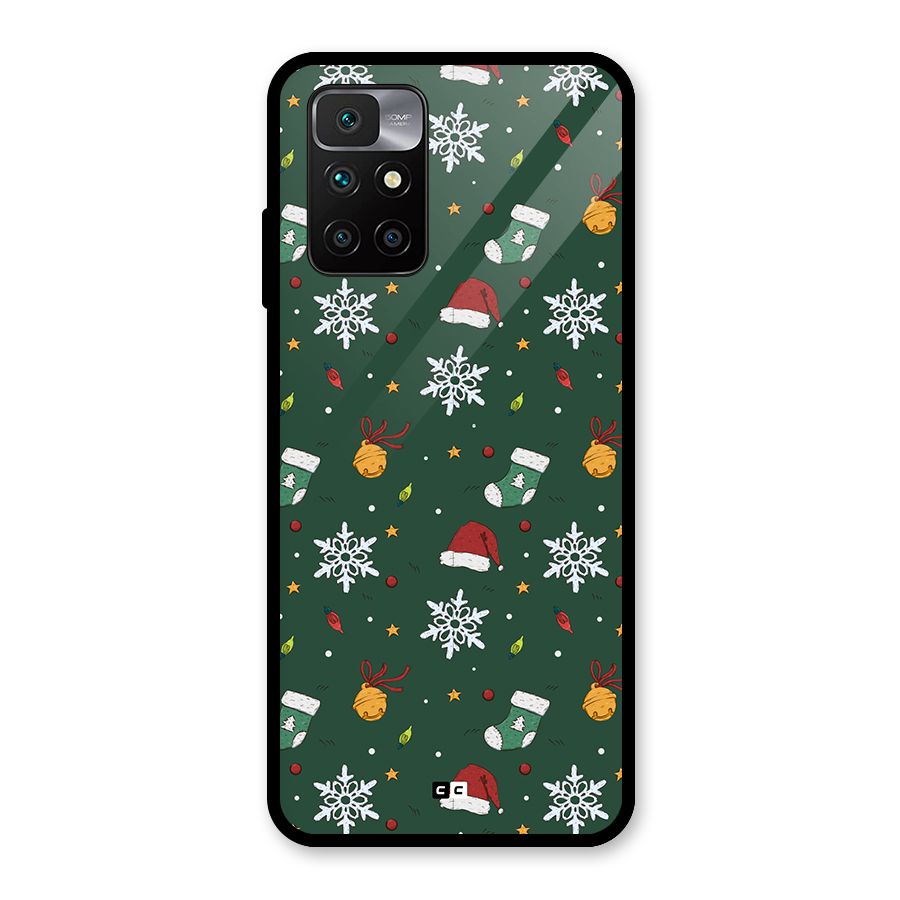 Christmas Call Glass Back Case for Redmi 10 Prime
