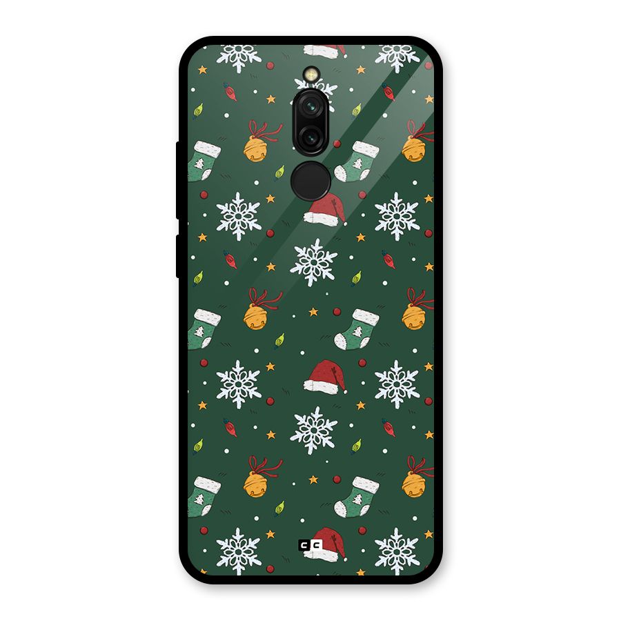 Christmas Call Glass Back Case for Redmi 8