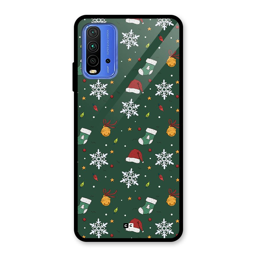 Christmas Call Glass Back Case for Redmi 9 Power