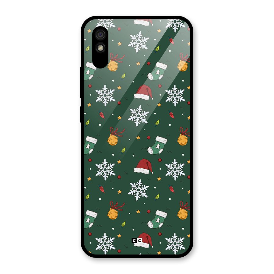 Christmas Call Glass Back Case for Redmi 9i