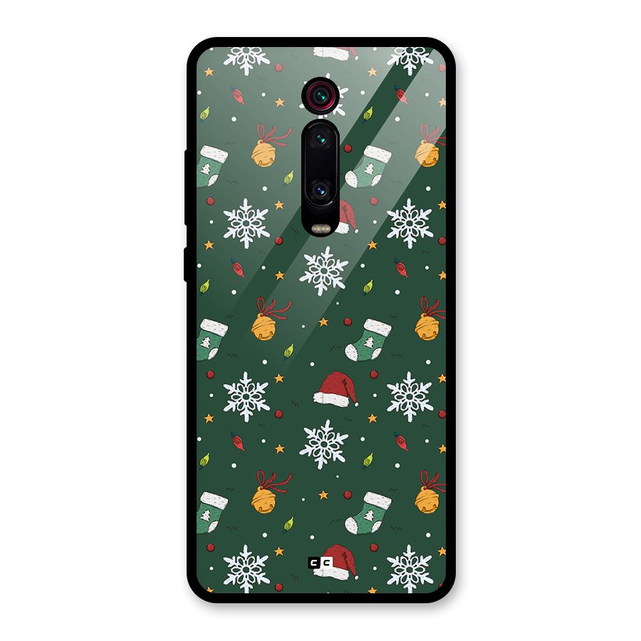 Christmas Call Glass Back Case for Redmi K20