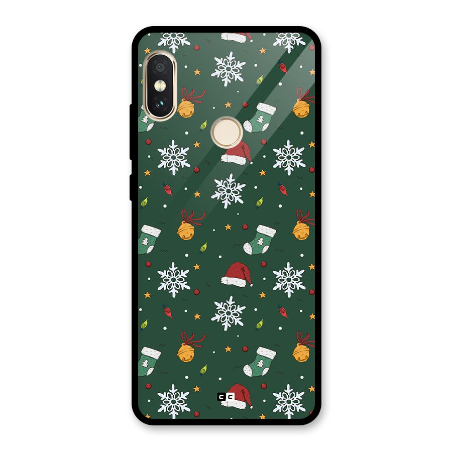 Christmas Call Glass Back Case for Redmi Note 5 Pro