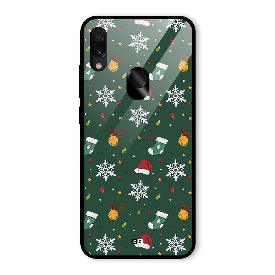 Christmas Call Glass Back Case for Redmi Note 7S