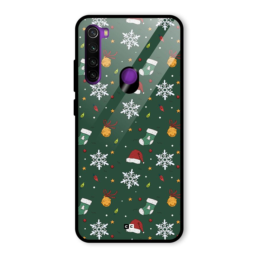 Christmas Call Glass Back Case for Redmi Note 8