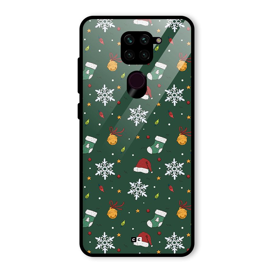 Christmas Call Glass Back Case for Redmi Note 9