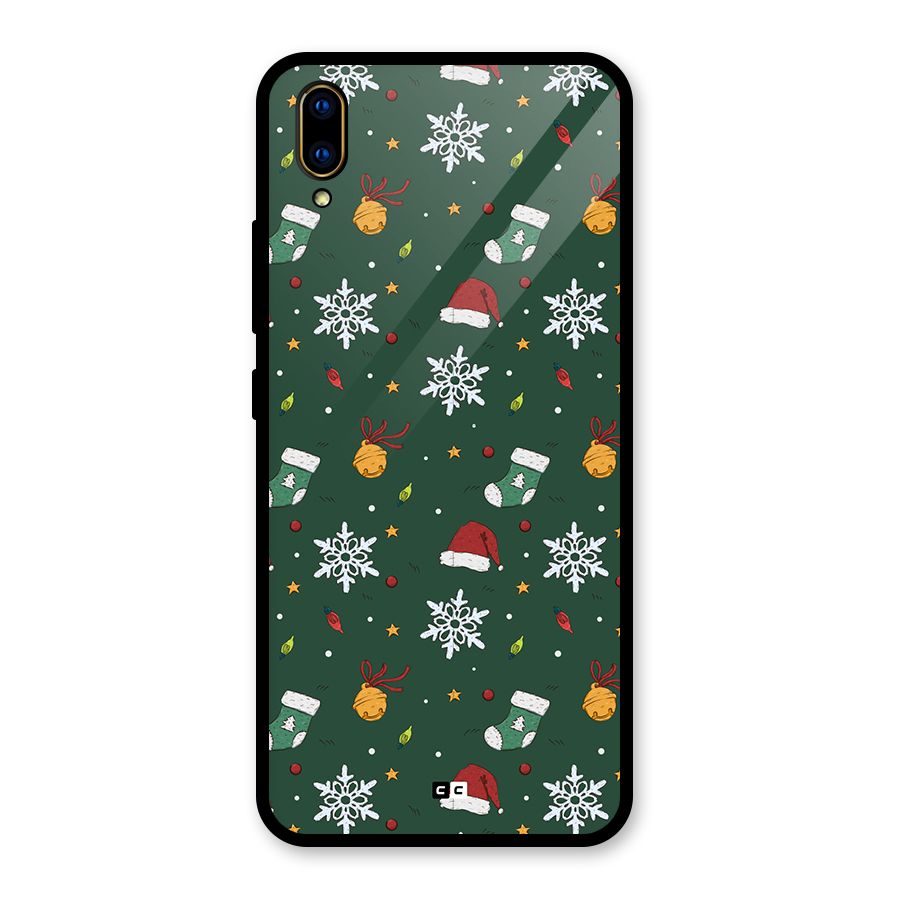 Christmas Call Glass Back Case for Vivo V11 Pro