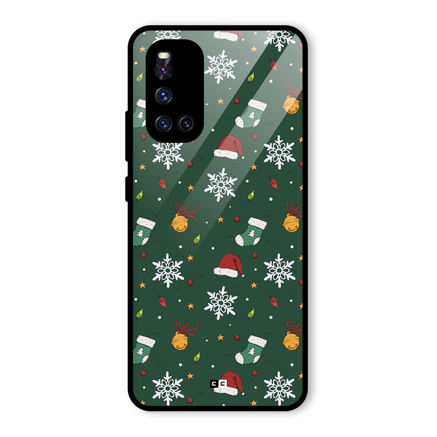Christmas Call Glass Back Case for Vivo V19