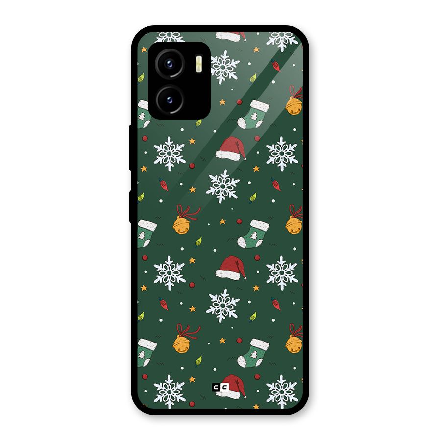 Christmas Call Glass Back Case for Vivo Y15s