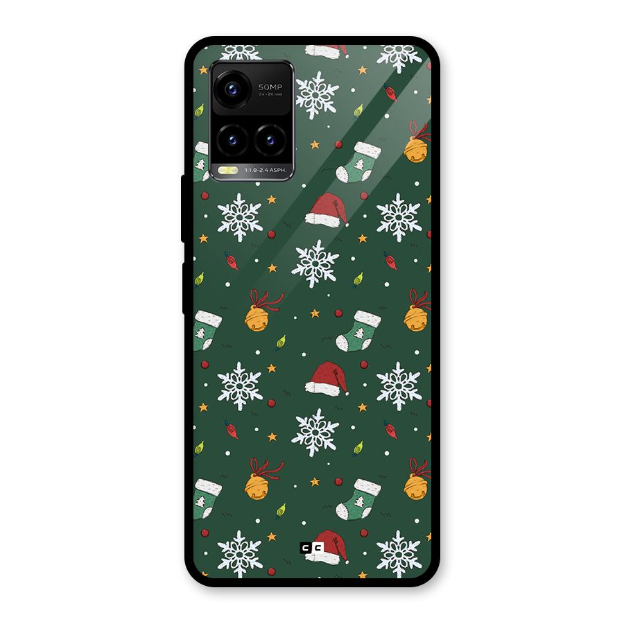 Christmas Call Glass Back Case for Vivo Y33s