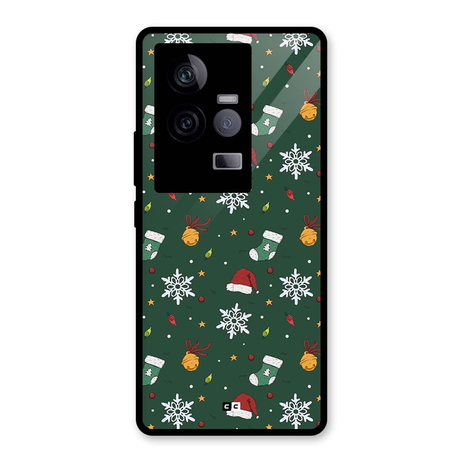 Christmas Call Glass Back Case for Vivo iQOO 11 5G