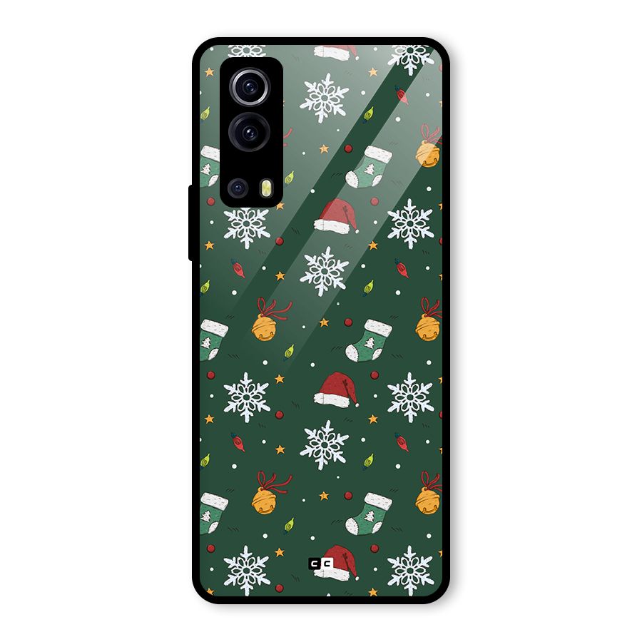 Christmas Call Glass Back Case for Vivo iQOO Z3
