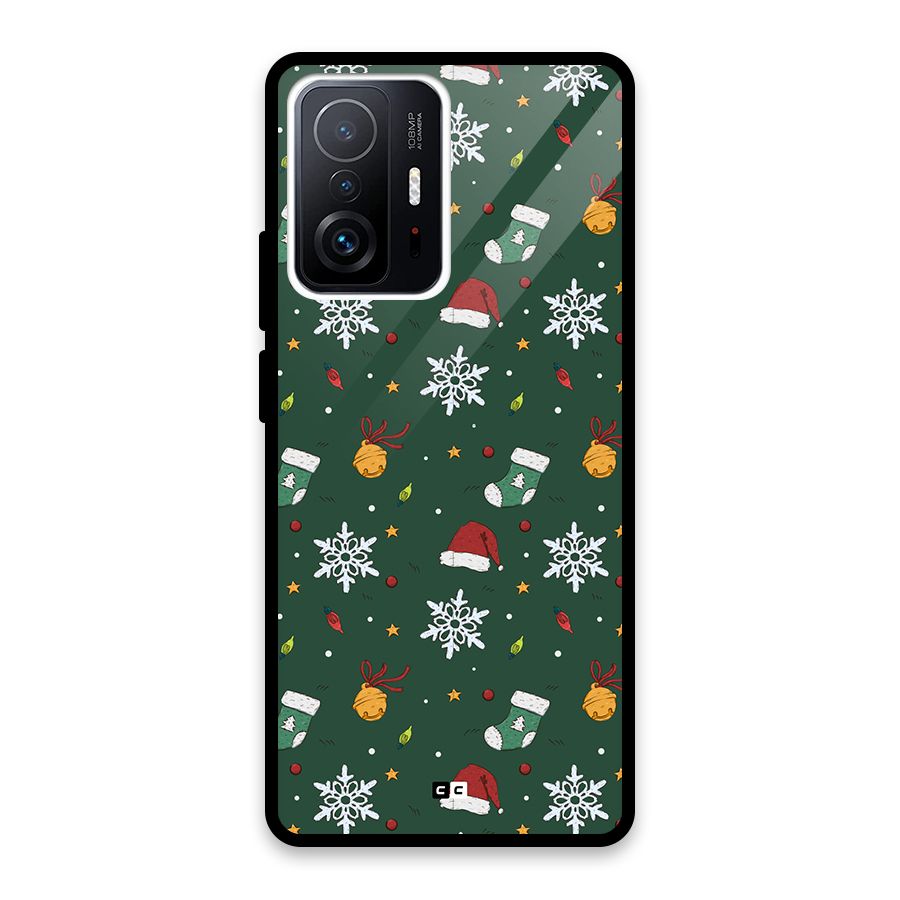 Christmas Call Glass Back Case for Xiaomi 11T Pro
