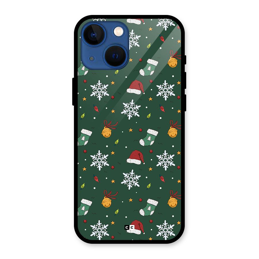 Christmas Call Glass Back Case for iPhone 13 Mini