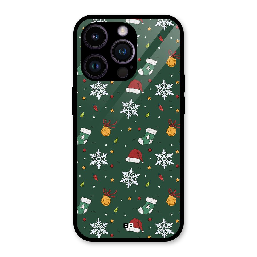 Christmas Call Glass Back Case for iPhone 14 Pro