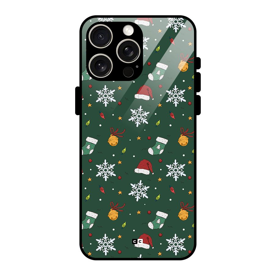 Christmas Call Glass Back Case for iPhone 15 Pro Max
