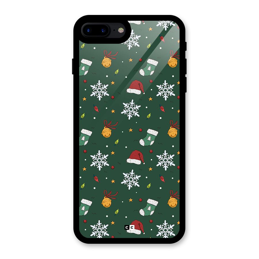 Christmas Call Glass Back Case for iPhone 7 Plus