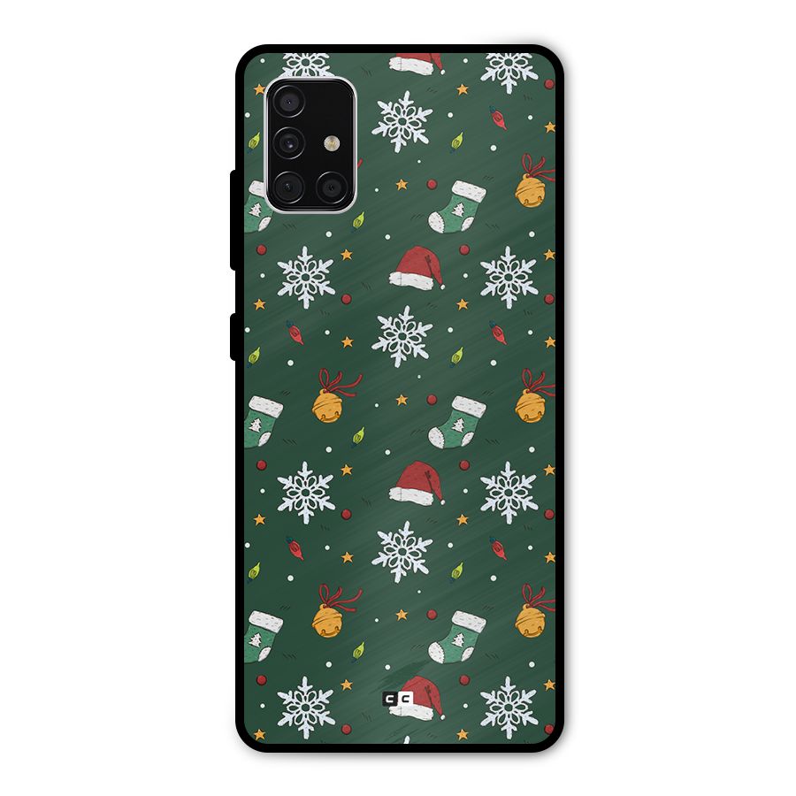 Christmas Call Metal Back Case for Galaxy A51
