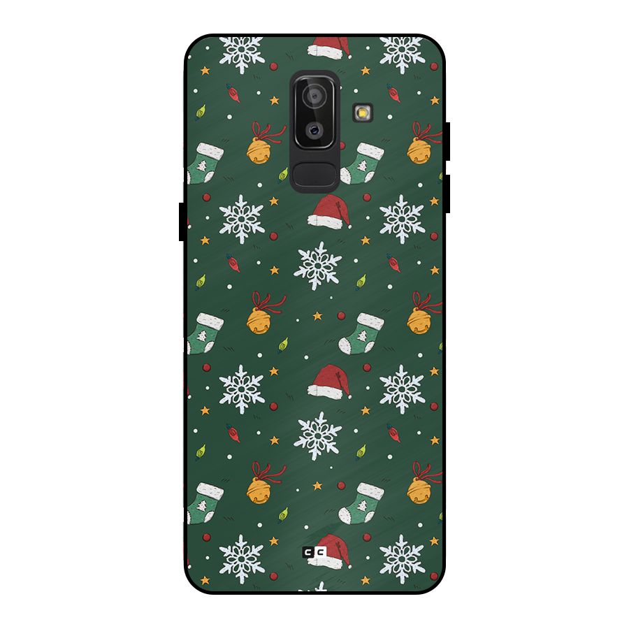 Christmas Call Metal Back Case for Galaxy J8