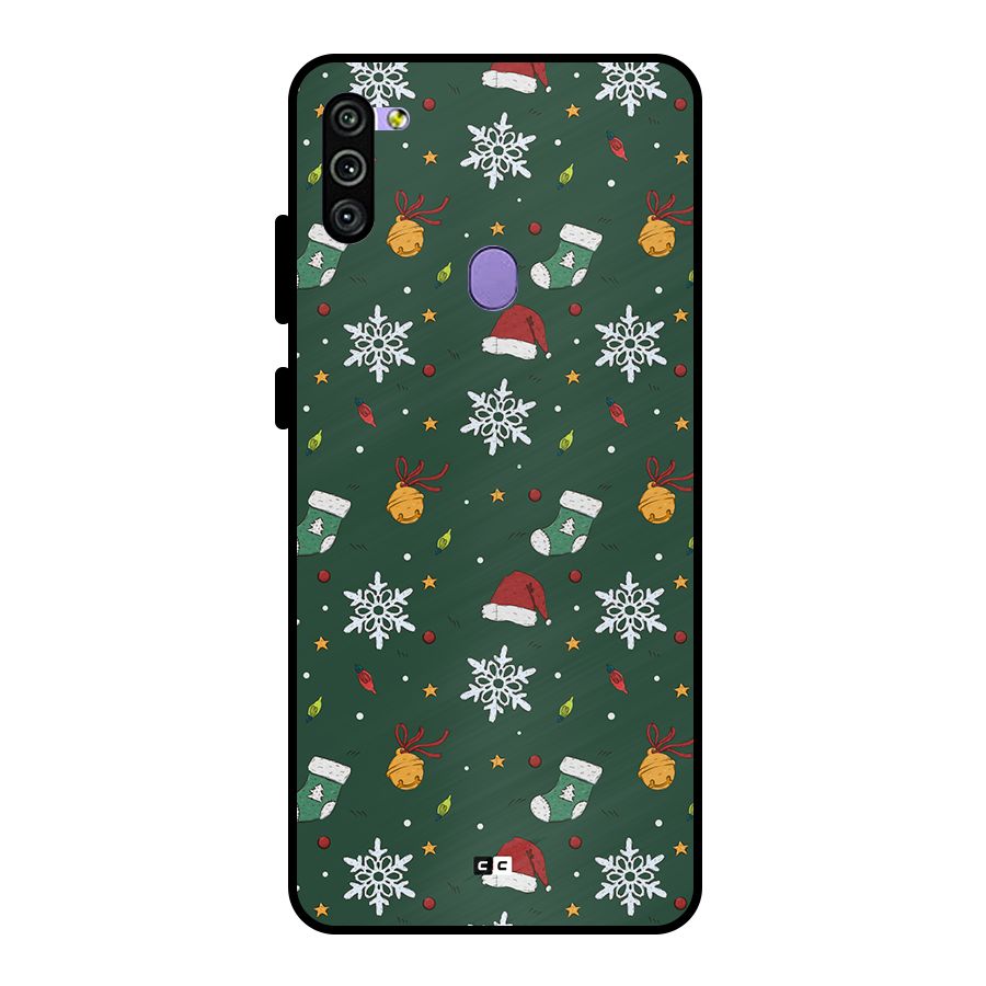 Christmas Call Metal Back Case for Galaxy M11