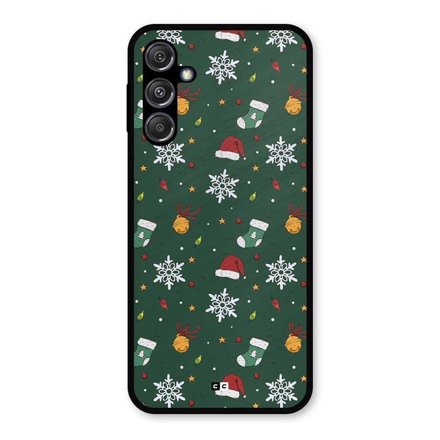 Christmas Call Metal Back Case for Galaxy M34 5G