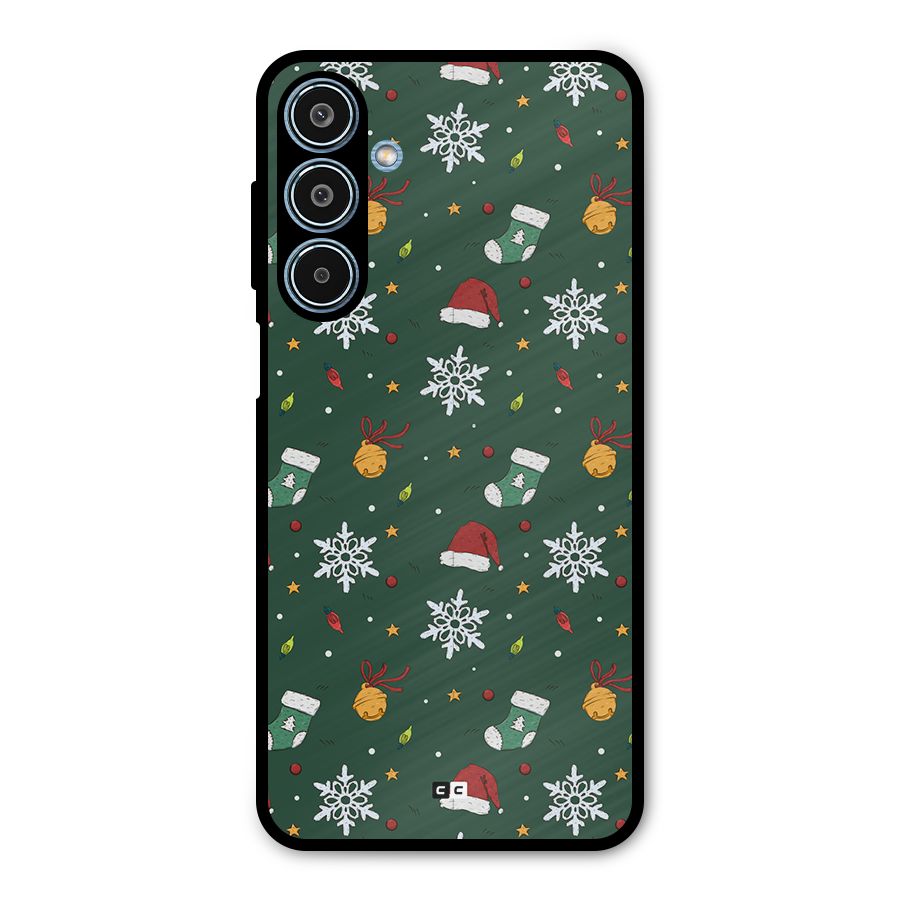 Christmas Call Metal Back Case for Galaxy M35