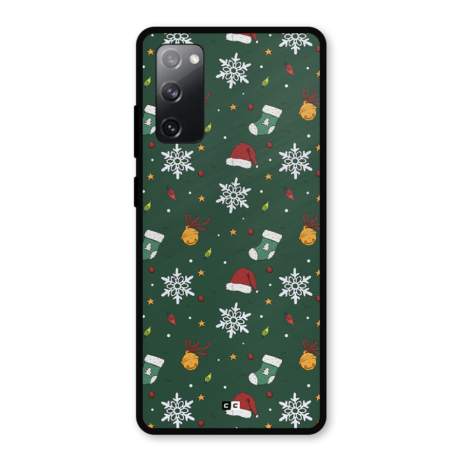 Christmas Call Metal Back Case for Galaxy S20 FE 5G