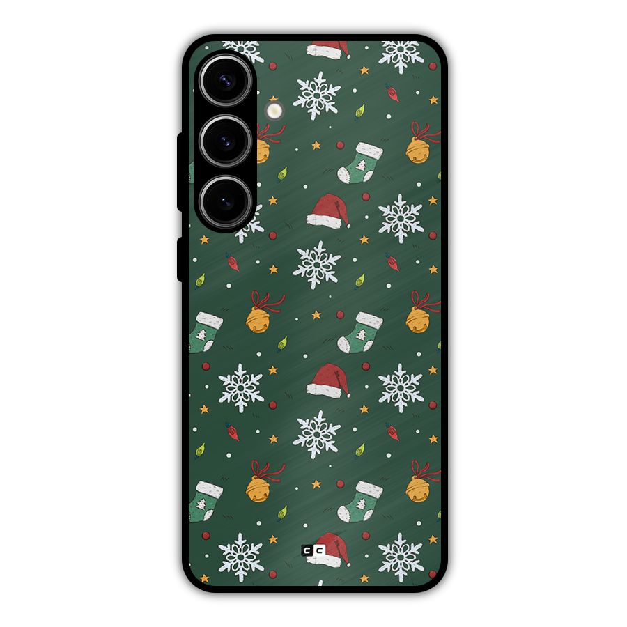 Christmas Call Metal Back Case for Galaxy S24 Plus