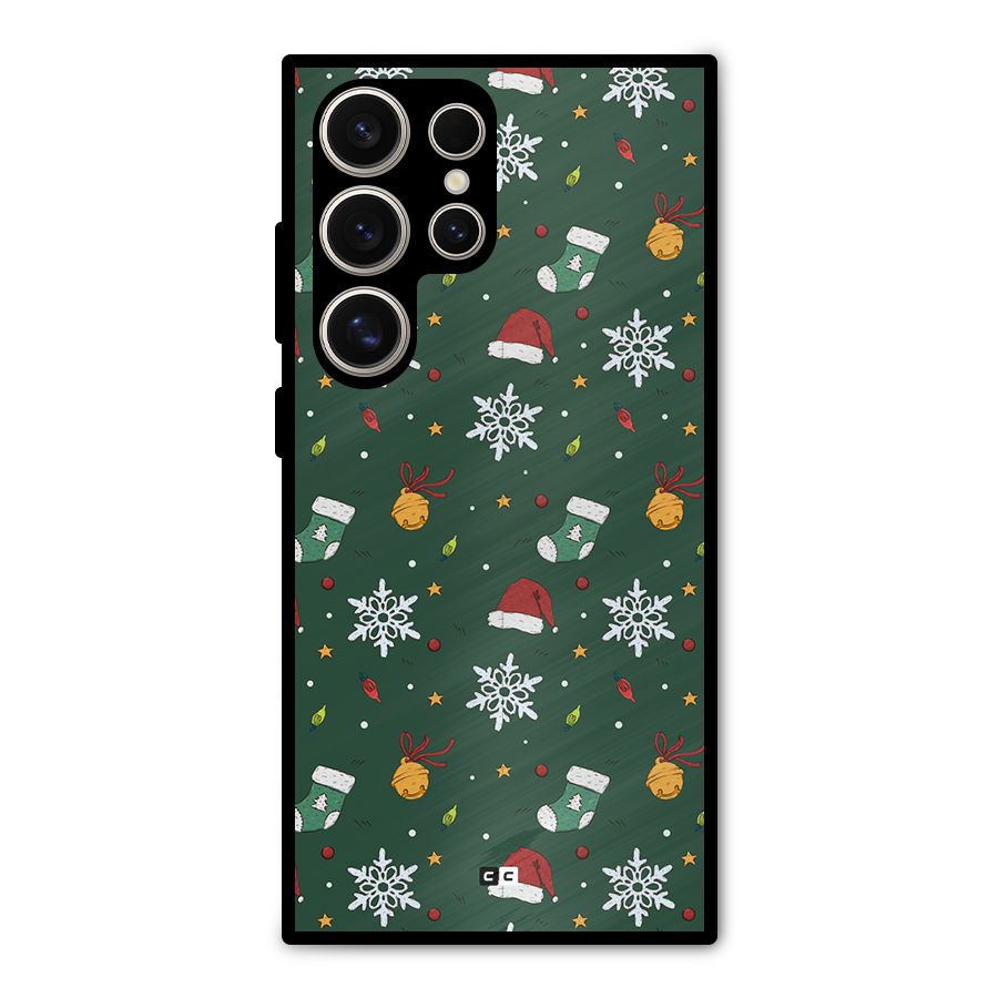 Christmas Call Metal Back Case for Galaxy S24 Ultra