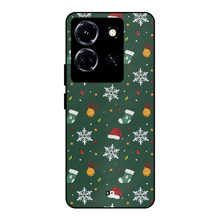 Christmas Call Metal Back Case for Infinix Note 30 5G