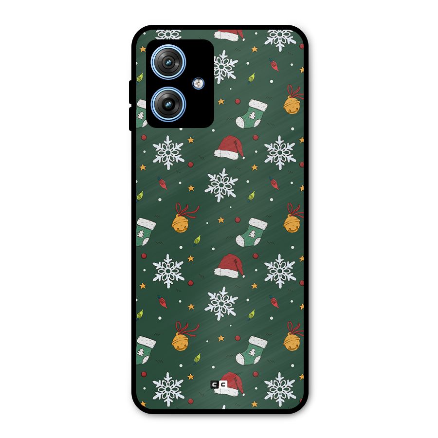 Christmas Call Metal Back Case for Moto G54