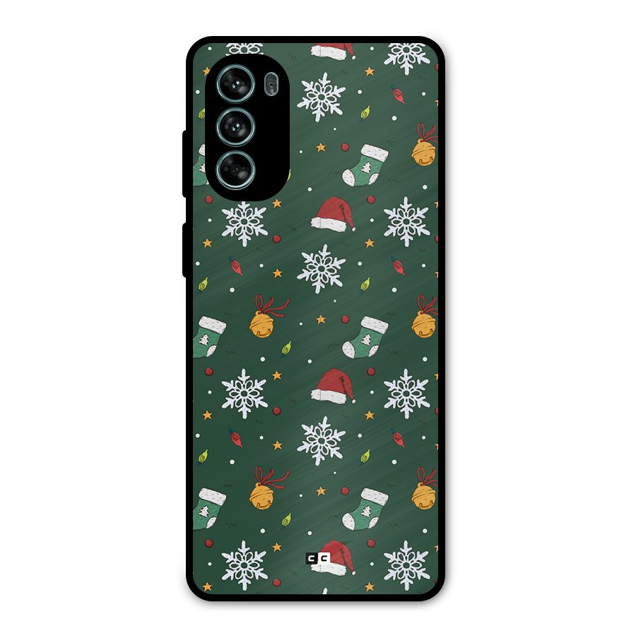Christmas Call Metal Back Case for Moto G62
