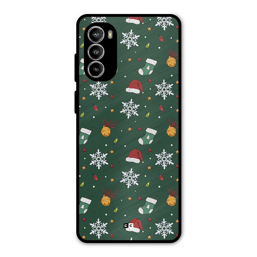 Christmas Call Metal Back Case for Moto G82